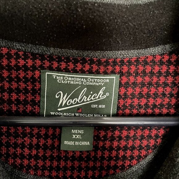 Woolrich gray half zip pullover sweater comfortable warm knit classic winter top - Picture 3 of 6